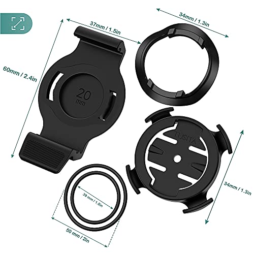 Image of TUSITA 20mm QuickFit Quarter-Turn Bike Mount Compatible with Garmin Fenix 6S, Fenix 6S Pro, Fenix 7S