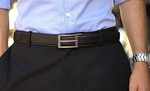 KORE Men’s Full-Grain Leather Track Belts | “Excel” Alloy Buckle2