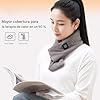 Genérico Warm Scarf for Men, Windproof Scarf with USB Power – Winter Thermal Neck Scarf – for Men Women and Mom in Cold Winter Skiing and, grey, Consulte la descripción #3