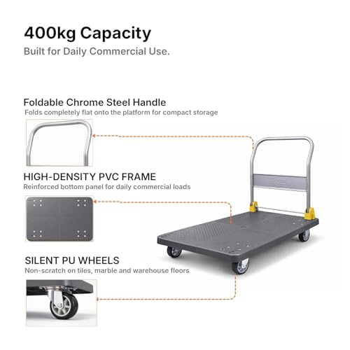 EQUAL Store Equal 400kg Foldable Platform Trolley 90x60cm - Image 5
