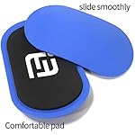 Metaball Blue Gliding Discs Core Sliders Smooth Use On Carpet Floor Exercise Sliders Equipment - Image 4
