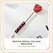 Bothyi Telescopic Teacher Pointer Mini Hand Teaching Pointers Extendable Hand Pointer for Presentation, Red Fist