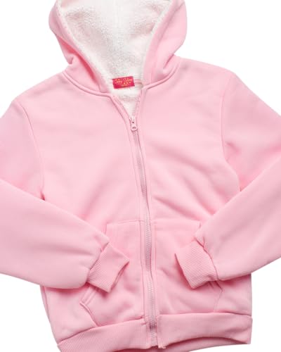 Coney Island Girls Hoodie - Cozy Soft Fleece Sherpa Lined Zip Up Hoodie Sweatshirt for Girls (Sizes Run Small: 4-16)3