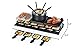 Saenchue Raclette Table Grill - Indoor Electric Grill Griddle - Nonstick Extra Large Reversible 4-In-1 Outdoor Dishwasher Safe with Cheese 12 Paddles 12 Spatulas for 12 Person, FD-12
