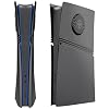 Cover Plates Faceplate for PS5 Pro Console, Replacement Shell Face Plate Side Panels with Cooling Vents ABS Case Accessories for PS5 Pro Digital Edition (Black)