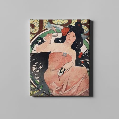 Papier à cigarettes JOB grand format affiche vintage sur toile galerie d'art