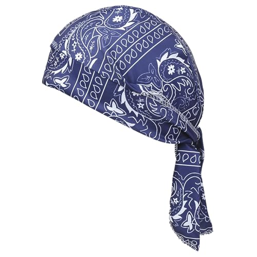 Diadema pirata de motocicleta, sombrero pirata para adultos - Sombrero de capitán pirata transpirable - Protección UV Gorra deportiva transpirable Festival Accesorios de disfraz