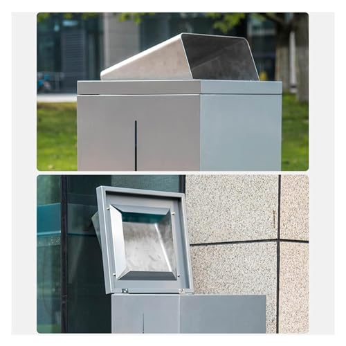 Grandes poubelles d'extérieur avec couvercle pour éviter les mauvaises odeurs - 3