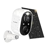 LaView 2K Security Camera Wireless Outdoor Cameras for Home Security WiFi Camera with Solar Panel Battery Powered Surveillance System Kit Color Night Vision, 2-Way Talk, Waterproof, Cloud/SD Storage