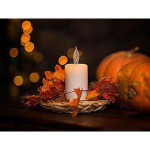 The Dreidel Company Flicker Flame Shaped Light Bulbs E12 Replacement Bulbs Dances with a Flickering Orange Glow 1 Watt 120 Volt 5 Pack