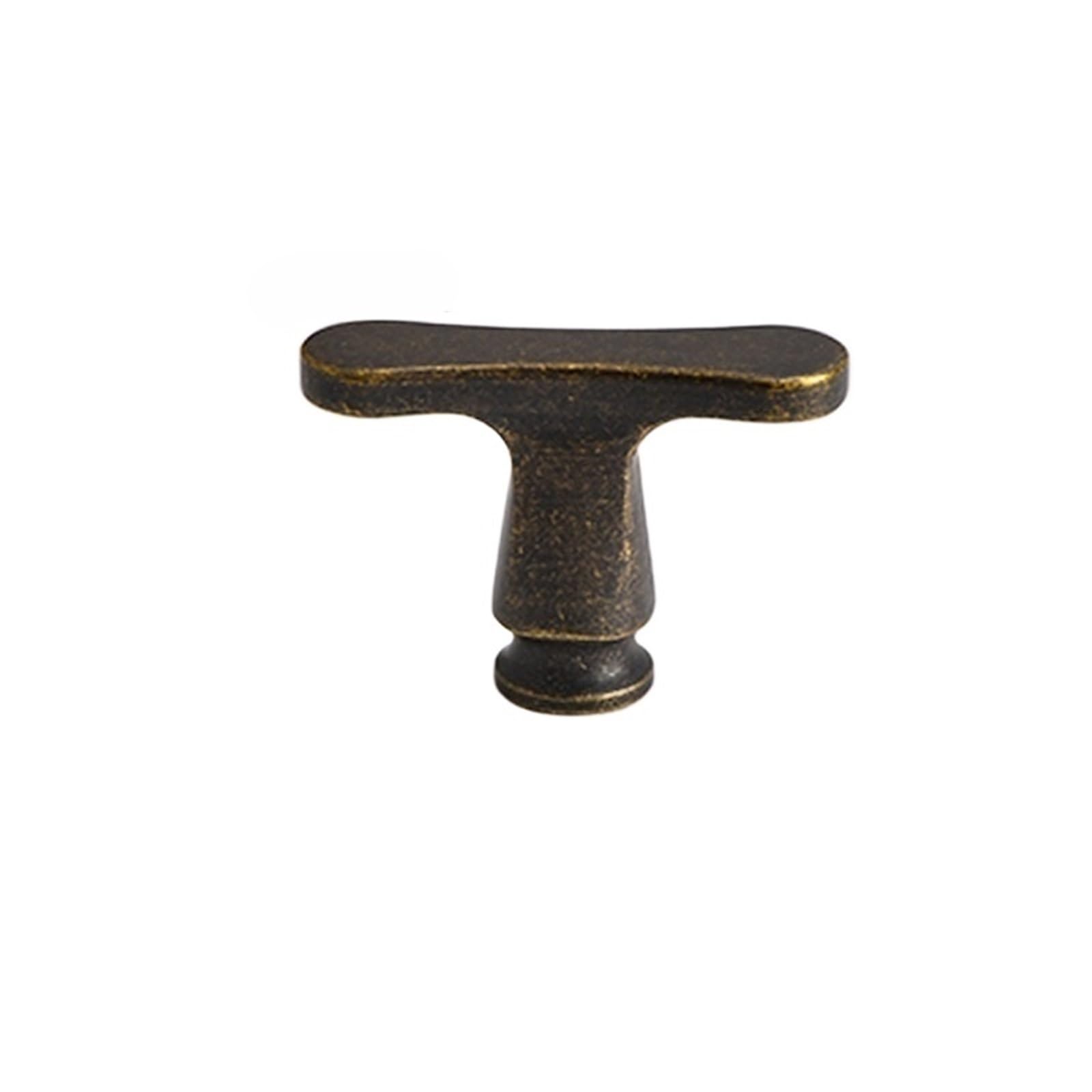 Xiangmling Color3 Olive Shape Zinc Alloy Cabinet Knobs, Oval Drawer Pulls For Kitchen Cupboard, Antique Brass Finish(Color3)