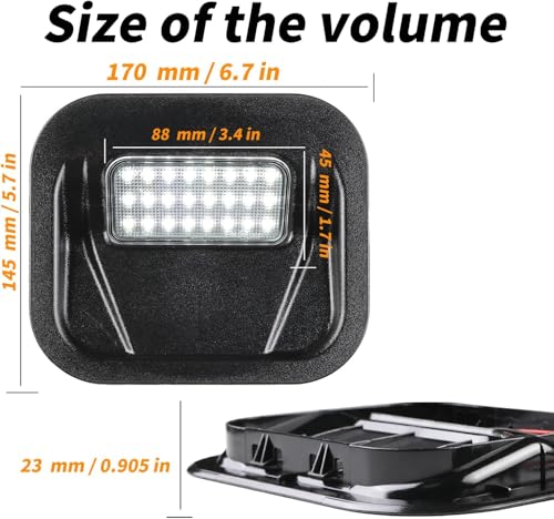 Lámparas LED para pedal trasero de camión, pack 4 miniatura 3