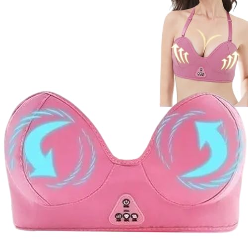 CZMYCBG Masajeador Eléctrico de Busto, con Calefacción Inalámbrica, Potenciador de Pecho Femenino, Previene La Flacidez del Pecho