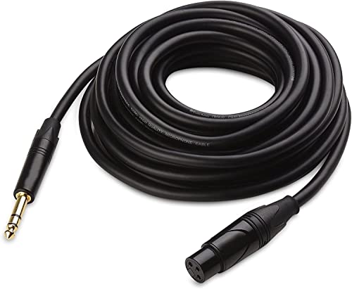 Cabo P10 Stereo/XLR Femea 3 Metros Balanceado Microfone
