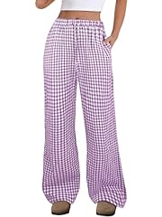 Purple White Plaid