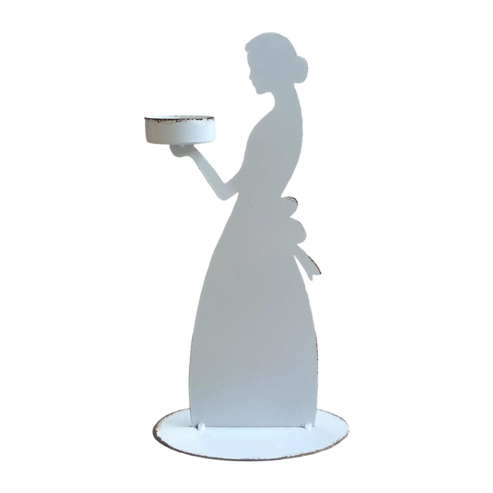 TFAOYS Iron Taper Holder Decorative Stand, Maids Candlestick Holder for Garden, Dining Table, Party Decorations Iron Taper