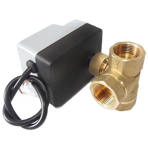 Vanne électrique 3 voies laiton DN20 pour stopper les pannes d'eau - 5