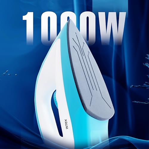 Image of Intex Glidex Ease Dry Iron 1000W | Non-Stick Soleplate | Adjustable Temperature Control | Shock Proof Lightweight Dry Iron | Thermal Protection | Fast & Smooth Ironing for Home Use | 2 Year Warranty