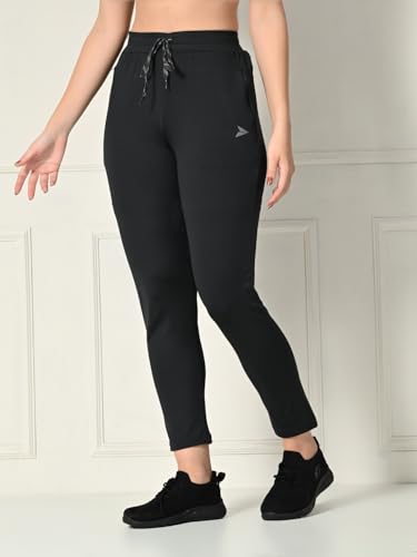 Image of FITINC Premium Trackpant with Zippers Pockets for Women - Best for Gym, Yoga, Workout and Casual Wear
