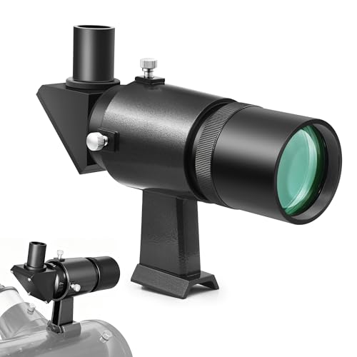 Astromania 9x50 Right Angle Finder Scope with Bracket