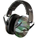 Vanderfields Premium Ear Defenders - Hearing Protection Earmuffs - Broad Spectrum Sound Reduction 29 dB at 2K Hz Noise Cancelling - Headset Noise Cancellation Adults and Teens - Camouflage