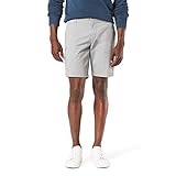 Dockers Men's Straight Fit Supreme Flex Ultimate Short, foil gray, 36W