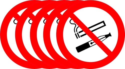 interdiction interdit fumer Vapoter logo autocollant adhésif stickers (5, 15)