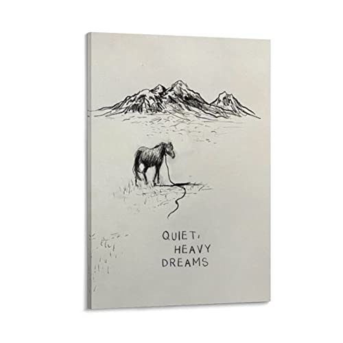 Zach Bryan poster mural salon adieu murs vides grande toile 40x60