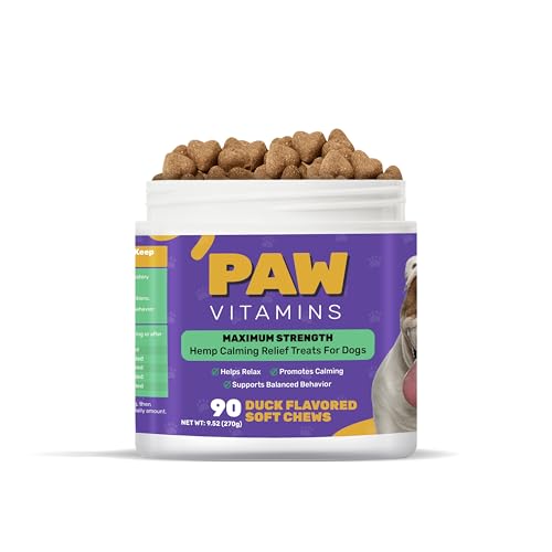 Premium-Hemp-Natural-Calming-Dog-Chews-Made-in-The-USA-with-Hemp-Oil-Chamomile-Tryptophan-Melatonin-Valerian-Root-90-Count-No-THC - Cucciolini Doodles   Premium-Hemp-Natural-Calming-Dog-Chews-Made-in-The-USA-with-Hemp-Oil-Chamomile-Tryptophan-Melatonin-Valerian-Root-90-Count-No-THC