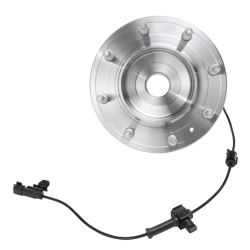 Image of Detroit Axle - 4WD Front Wheel Bearing Hubs for 2011-2019 | Chevrolet Silverado 2500 HD Silverado 3500 HD GMC Sierra 2500 HD Sierra 3500 HD Wheel Bearing and Hubs Assembly Replacement