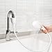 Diane Portable Shampoo Sink Spray Hose for Salon or Home, 41.5 Inch Sink Attachment with Nozzle for Hair Washing, Baby & Pet Baths, Fits Most Standard Faucets, White