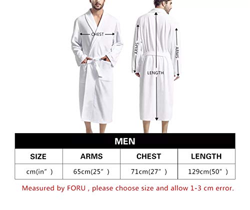 Clohomin Colorful Tie Dye Men Fleece Robes, Print Soft Plush Long Bathrobe For Spa Bath, Warm House Coat Thick Kimono Robes For Mens #TOP1