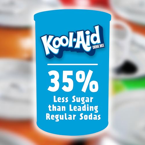 Image of Kool-Aid Caffeine Free Jumbo Tropical Punch Sweetened Powdered Drink Mix, 63 Oz (Pack of 6)