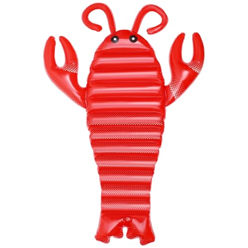 ifundom 1 Pc Suministros para Piscinas Inflatable Pool Toys Accesorios Piscina Tumbona de Piscina Flotante Piscina de Langosta Inflable Flotante colchoneta Flotante para Nadar Rojo