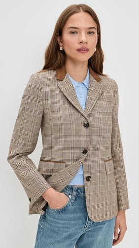 rag & bone Women's Evia Plaid Blazer2