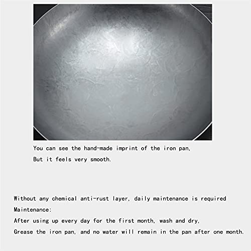 Wok de Hierro Fundido con 2 Asas, 36 cm miniatura 7