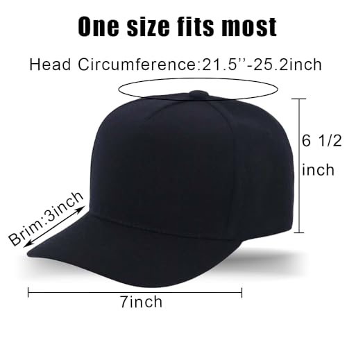 Image of 5-Panel Baseball Cap for Workouts, Hiking, Outdoor Sports, Customizable DIY Design, All-Season Comfort Fit, Adjustable