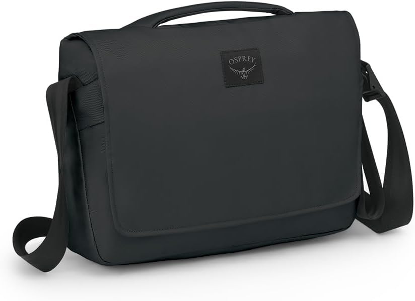 Aoede 7L Commuter Messenger Bag, Black