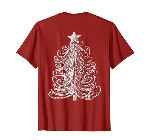 classy christmas tree pearl art T-Shirt