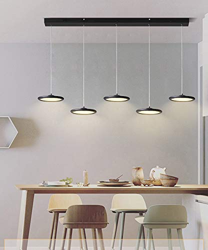 Plafonnier suspension LED moderne luminaire de plafond rond pour salle à manger et cuisine