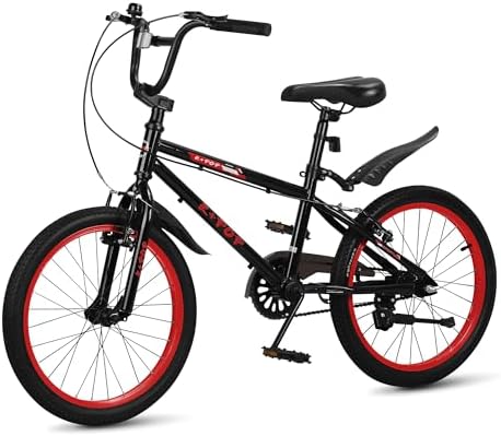 BGGFNZ 20 Inch Kids Bike BMX Style Boys Bike Ages 7-12, Lightweight Kids