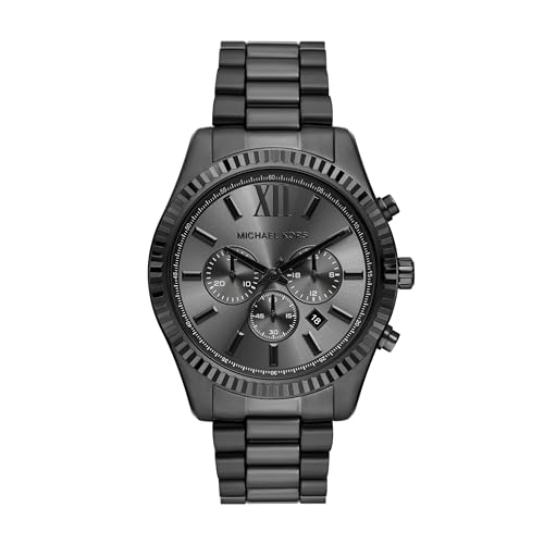 Michael Kors ���L�V���g�� �����Y�E�H�b�` �X�e�����X�X�`�[���u���X���b�g�E�H�b�` �u���b�N 3�����N ���L�V���g�� �����Y, �u���b�N3�����N�B, Lexington �����Y