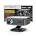 Smart Beamer 4K 【Offiziell APPs & Dolby Audio】3500 ANSI Video Projektor, Autofokus&Trapezkorrektur, VISSPL 1080P Full HD WiFi6 Bluetooth Heimkino/Outdoor Beamer mit 360°-Halter, für Handy/PC(Schwarz)