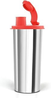 SIGNORA WARE Stylish Stainless Steel Sipper | Modern Look | Freezer Safe | Lightweight And Portable | Gym Or Sports Events | Outdoor Activities | Perfect For Schools & Offices ( 500Ml | Red )