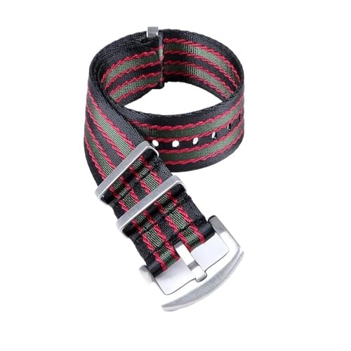 \tgiCXgbv IK V[}X^[ 20/22mm ɓK ZCR[ɓK TXɓK MNV[EHb`ohɓK(3Black 4Red 2Green,22mm)