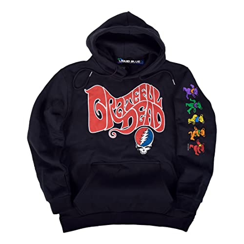Sweat Grateful Dead Liquid Blue pour homme : confort thermique et style rétro