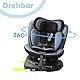 Reecle 360 Drehbar i-Size Kindersitz mit ISOFIX 40-150 cm (0-36 kg) Reboarder, ab Geburt -12 Jahre, ECE R129