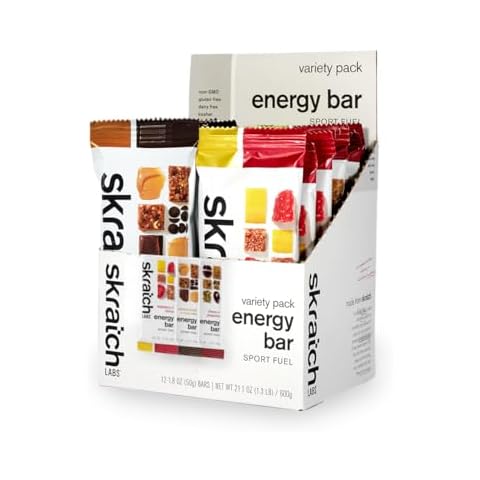SKRATCH LABS Energy Bar | Variety Pack (12 pack) | Plant Based Healthy Snack | Low Sugar, Plant Protein, Ancient Grains | non-gmo, gluten free, soy free, vegan, kosher Cover