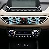 4 Pcs Blue Car Air Fresheners Vent Clips,Cute Dual Butterfly Diamond Rhinestone Air Freshener Vent Clip Sparkly Decoration Interior Decor Bling Accessories for Women Automotive #4
