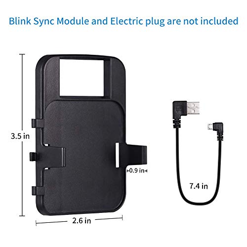 Blink Outdoor Wall Mount Bracket,3 Pack Full Weather Proof Housing/Mount with Blink Sync Module Outlet Mount for Blink XT2/XT Indoor Outdoor Cameras Security System (White)
